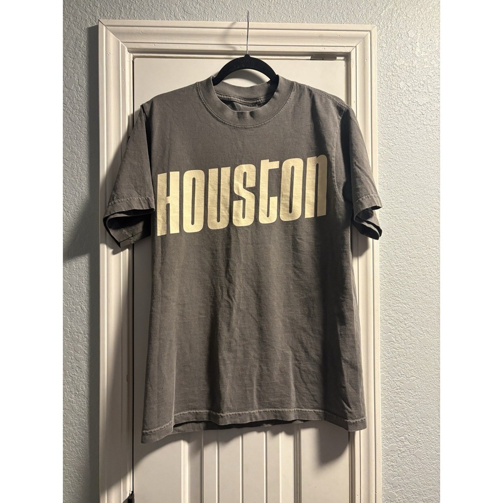 Houston Rockets T-Shirt Mens Small‎ Grey Championship Rings Graphic Tee
